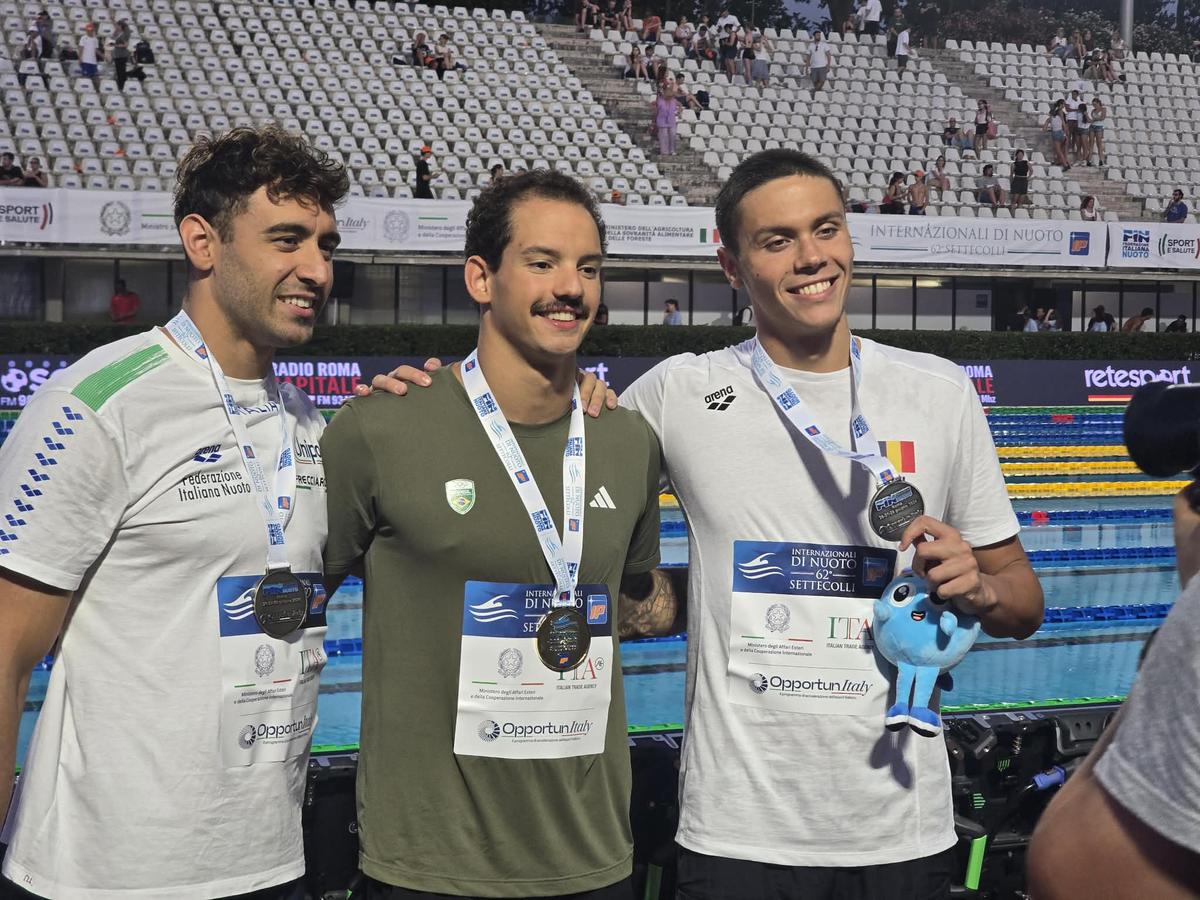 David Popovici, în finala la 50 metri liber de la Trofeul Settecolli