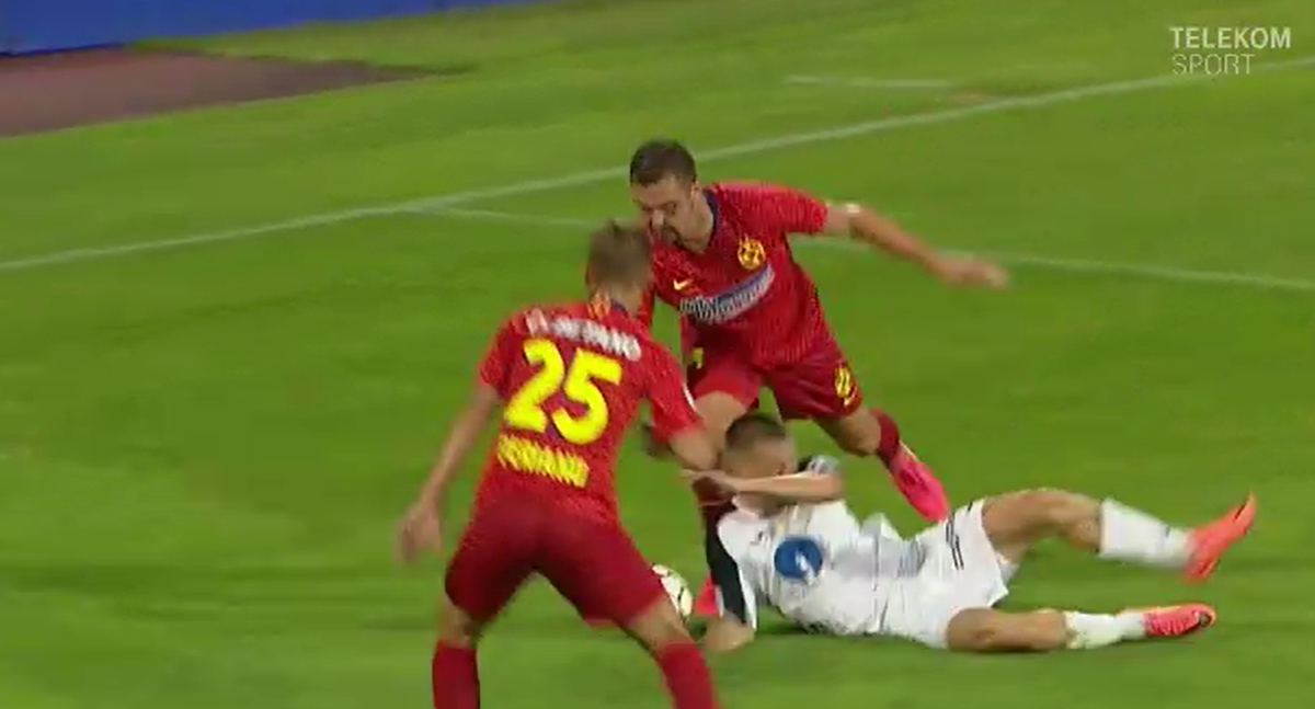 GAZ METAN - FCSB 0-1. Roș-albaștrii, iertați de un penalty la Mediaș?
