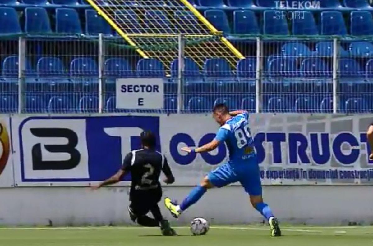 CLINCENI - POLI IAȘI. FOTO Cabral, jucătorul retestat negativ, a comis penalty în minutul 7!