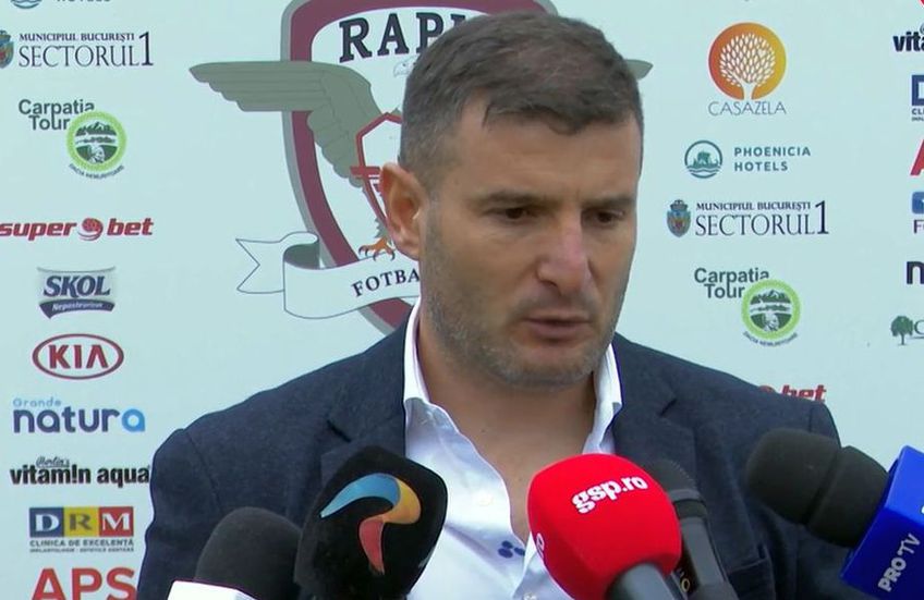 Laszlo Balint, antrenorul celor de la UTA Arad, a fost extrem de dezamăgit la finalul meciului cu Rapid