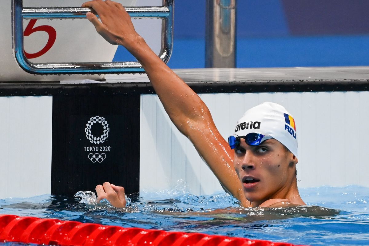 David Popovici se califică în finală la 200m liber la Jocurile Olimpice