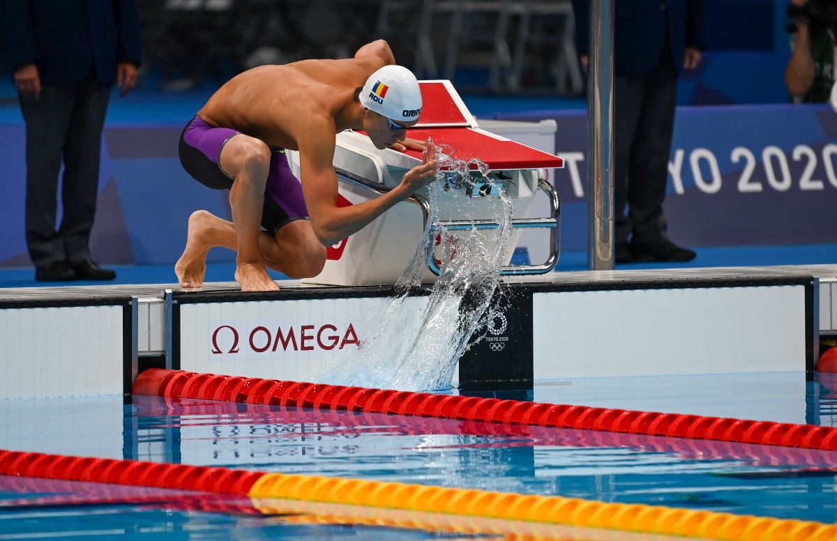 David Popovici se califică în finală la 200m liber la Jocurile Olimpice