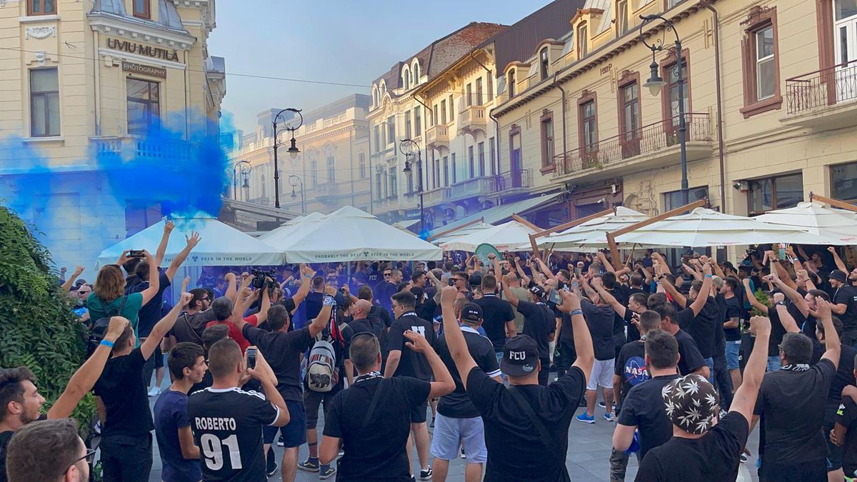 Incidente pe „Oblemenco” » Ultrașii lui FCU Craiova s-au dus peste dinamoviști
