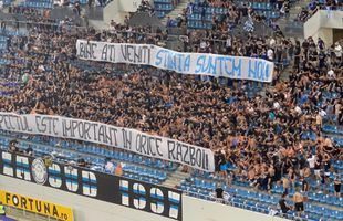 FCU Craiova - Dinamo 1-0. Ironia rivalilor de la CS Universitatea Craiova, în timp ce echipa lui Mutu juca pe „Oblemenco”