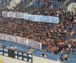 Bannerul celor de la FCU la meciul cu Dinamo