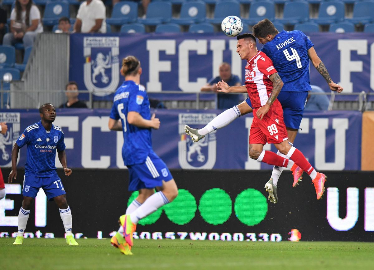 FOTO FCU Craiova - Dinamo, meci și fani în centrul orașului 26.07.2021