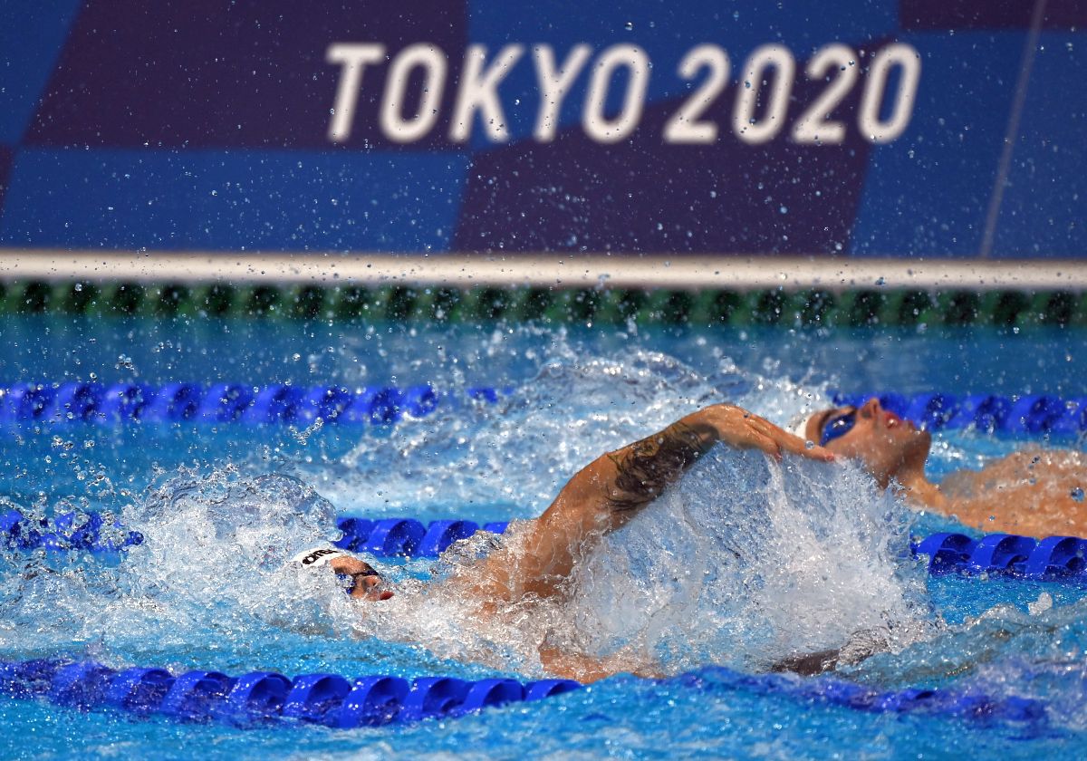 Fotografie memorabilă postată de Camelia Potec, înaintea finalelor lui Popovici și Glință: „Generațiile se întâlnesc și puterea crește”