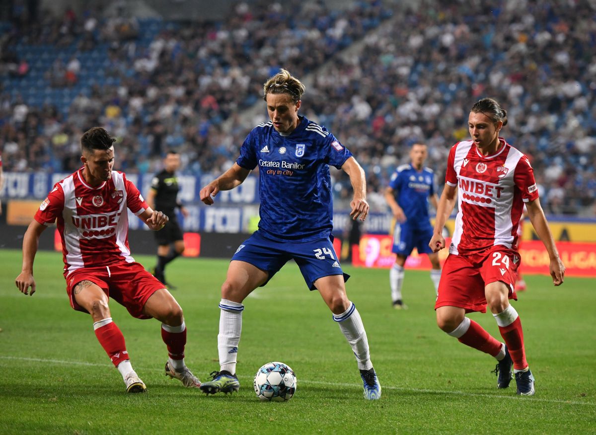 FOTO FCU Craiova - Dinamo, meci și fani în centrul orașului 26.07.2021