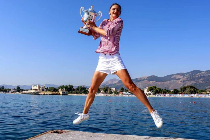Irina Begu, campioana de la Palermo / Sursă foto: Twitter@LadiesOpenPA