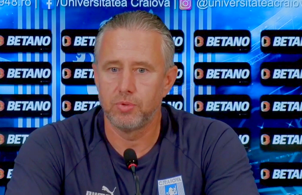 Laurențiu Reghecampf, prezentat la Universitatea Craiova: „Vrem titlul și Cupa. Am o șansă mare, sper să profit”