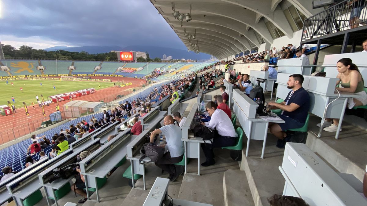 Atmosferă dezolantă la CSKA 1949 Sofia - FCSB, în Conference League