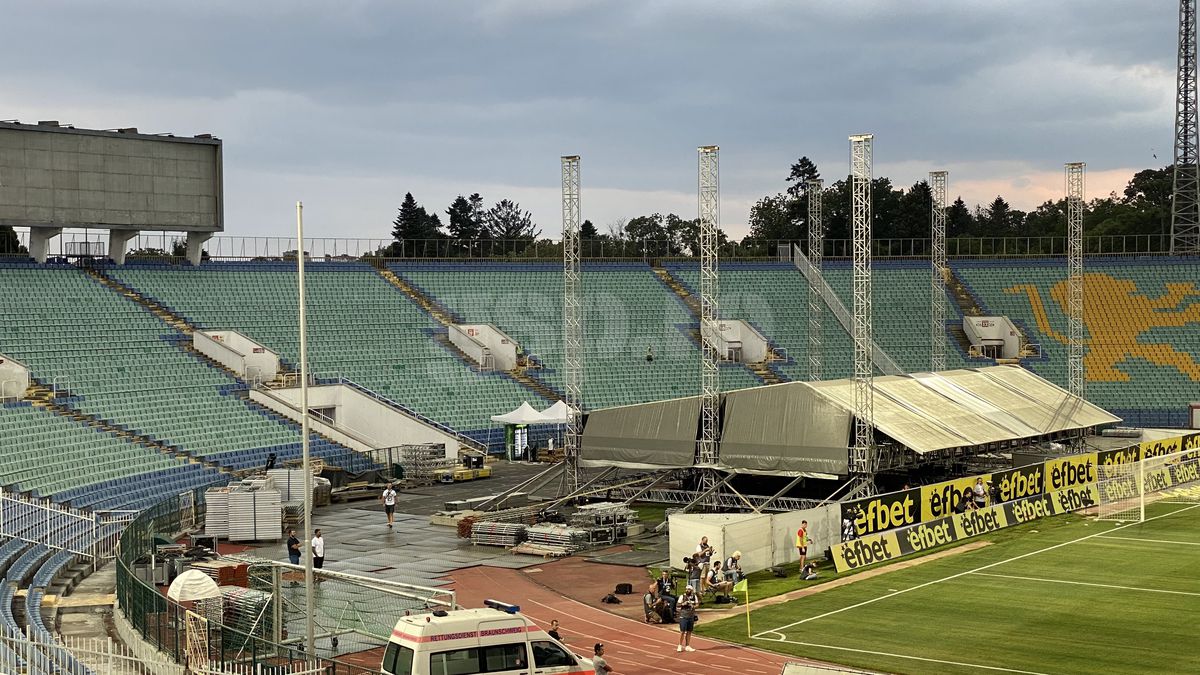 Atmosferă dezolantă la CSKA 1949 Sofia - FCSB, în Conference League