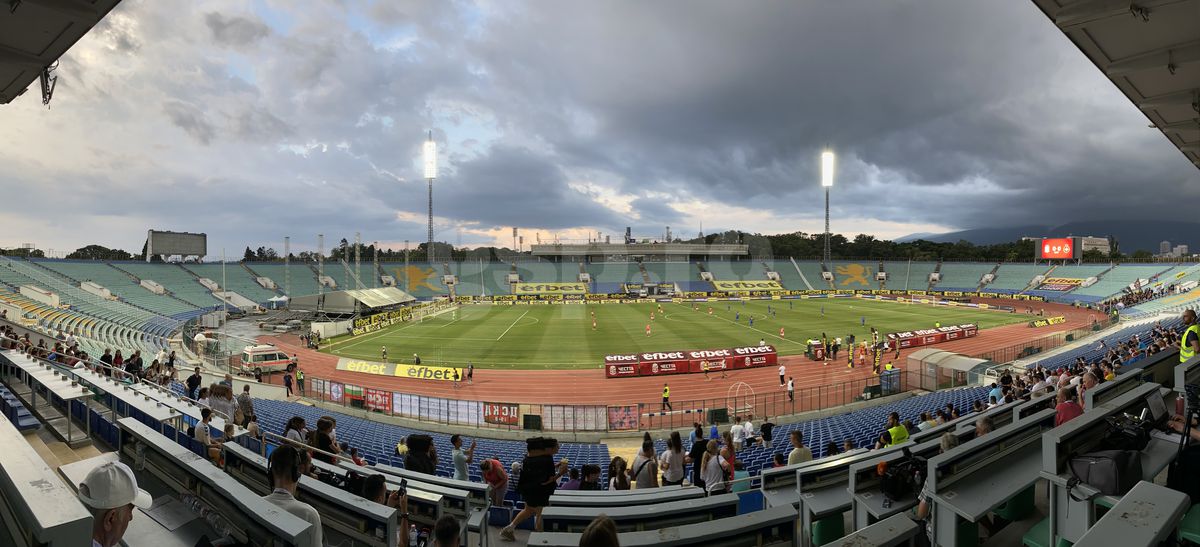 Atmosferă dezolantă la CSKA 1949 Sofia - FCSB, în Conference League