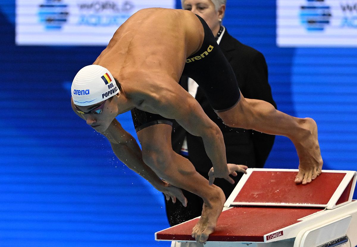 David Popovici, după calificarea în finala de la 100 m liber: „Îmi doresc să iasă bine, să am grijă să o calculez pe cât de bine pot”