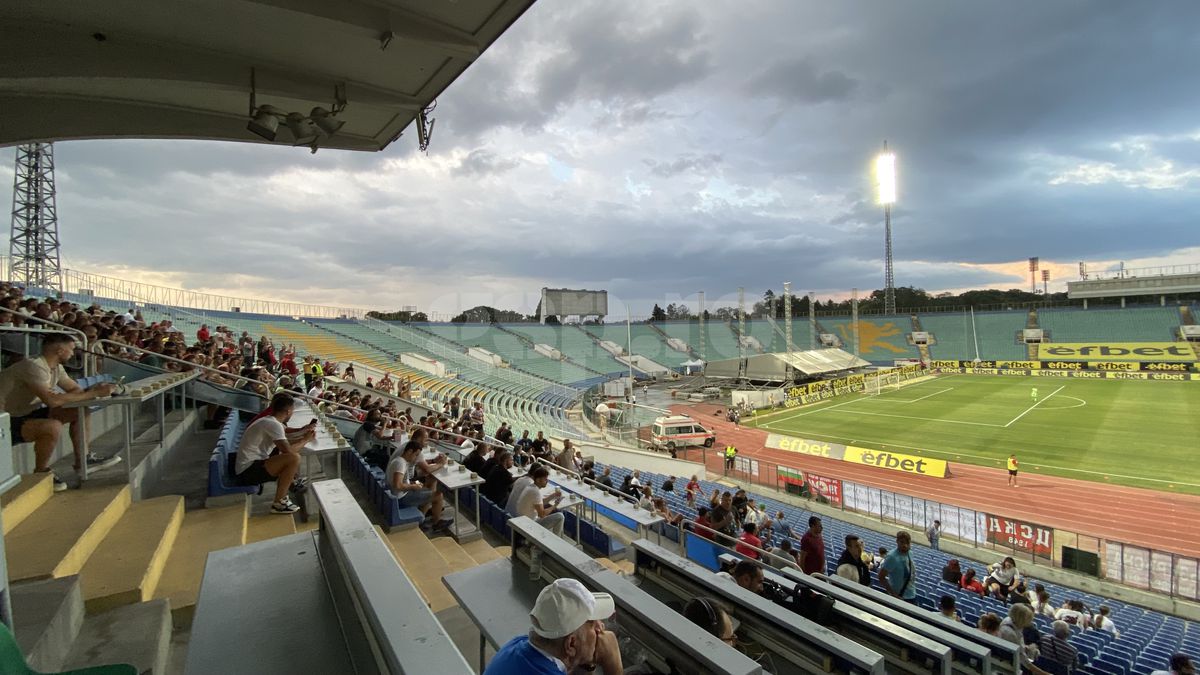 Atmosferă dezolantă la CSKA 1949 Sofia - FCSB, în Conference League