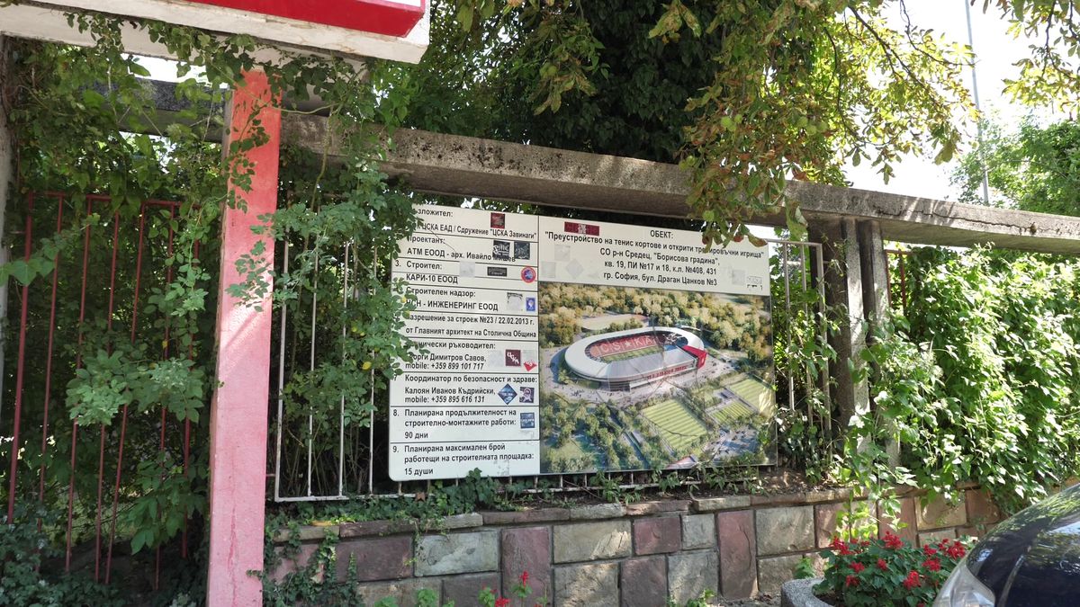 Stadionul Armatei din Sofia, înainte de CSKA Sofia - Sepsi