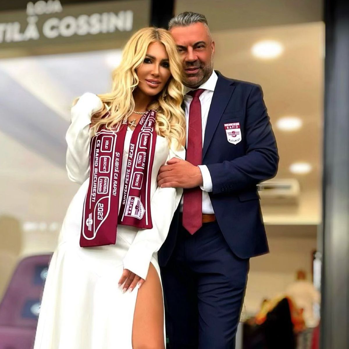 Soția-vedetă a lui Bogdan Vasiliu, președintele CS Rapid, rupe tăcerea la 7 luni de la căsătorie: „Nu mi-aș mai dori să fiu văzută ca un colac de salvare”
