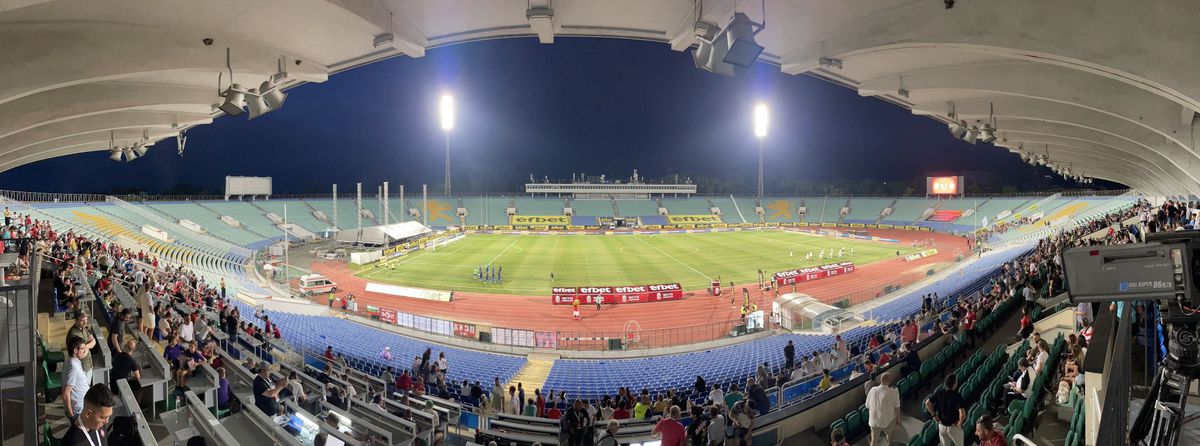 Atmosferă dezolantă la CSKA 1949 Sofia - FCSB, în Conference League