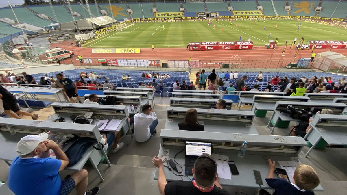 Atmosferă dezolantă la CSKA 1949 Sofia - FCSB, în Conference League