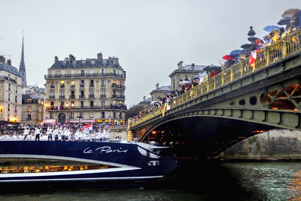 Paris - imagini de la ceremonia de deschidere a Jocurilor Olimpice