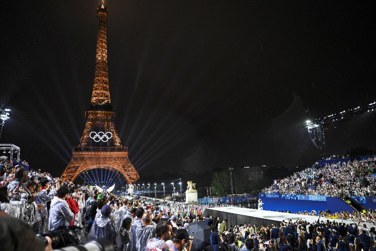 Paris - imagini de la ceremonia de deschidere a Jocurilor Olimpice