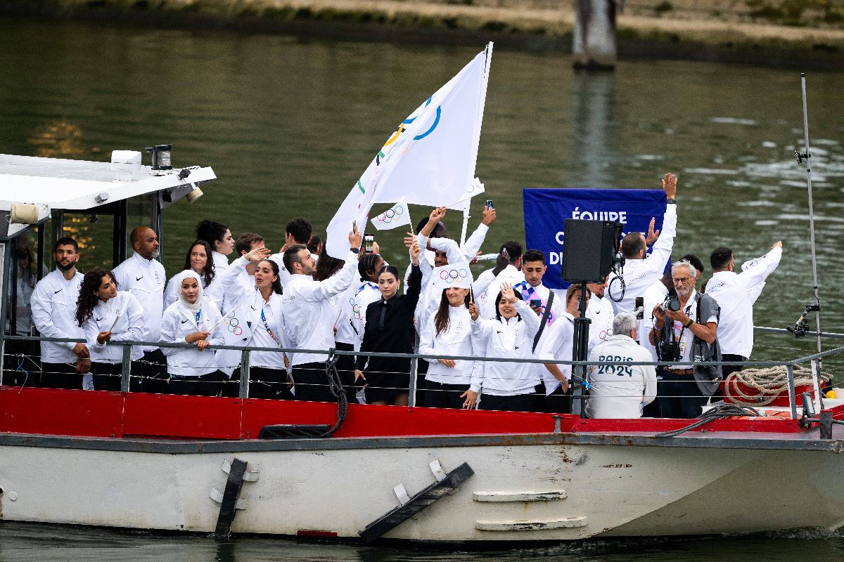 Paris - imagini de la ceremonia de deschidere a Jocurilor Olimpice