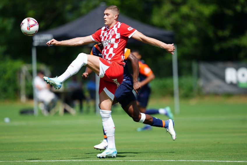 Artem Dovbyk, în amicalul jucat cu Girona contra lui Montpellier / Foto: Imago