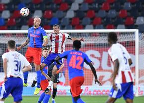 FCSB - Oțelul » Deschidere de scor în minutul 44, după o mare greșeală