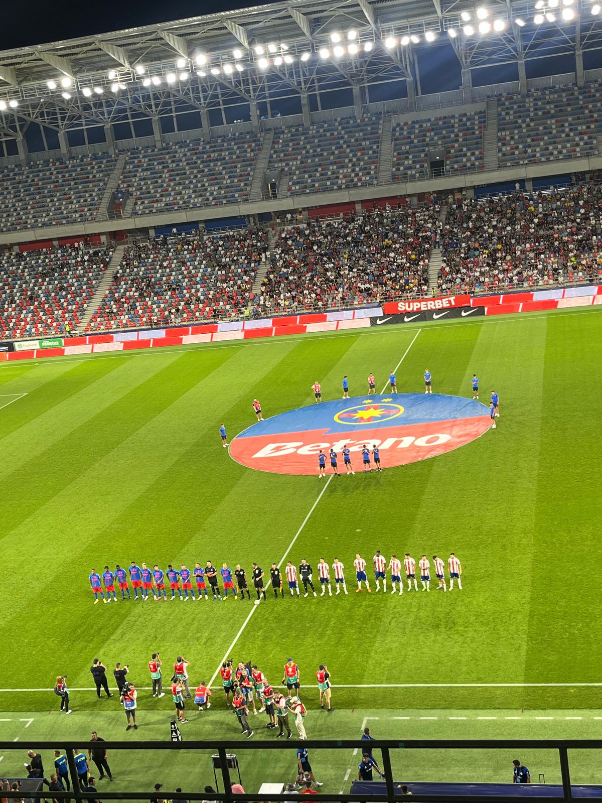 Asistență scăzută la FCSB - Oțelul