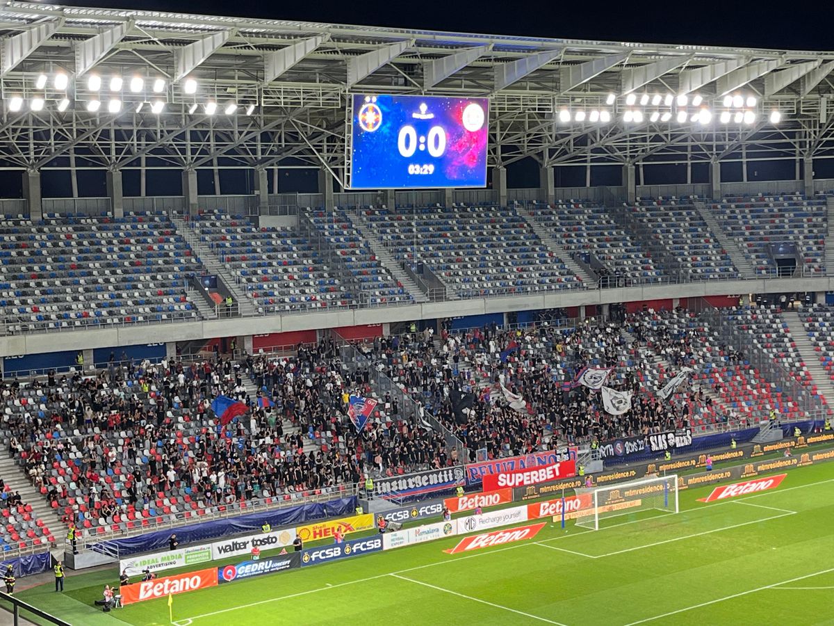 Scandal în Ghencea, după golul de 0-2 din FCSB - Oțelul: „De la Steaua să plecați!”