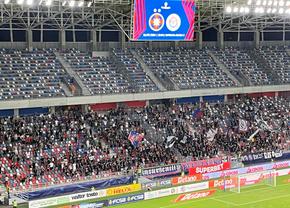 Scandal în Ghencea, după golul de 0-2 din FCSB - Oțelul: „De la Steaua să plecați!”