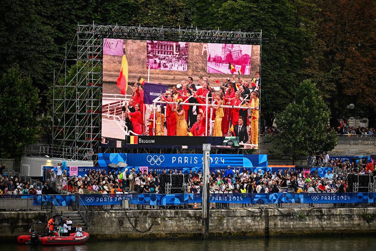 Paris - imagini de la ceremonia de deschidere a Jocurilor Olimpice