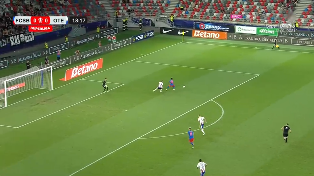 Preferatul lui Gigi Becali, ratare monumentală în FCSB - Oțelul Galați