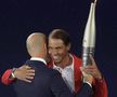 Rafael Nadal a primit torța olimpică din partea lui Zinedine Zidane / Sursă foto: Imago Images