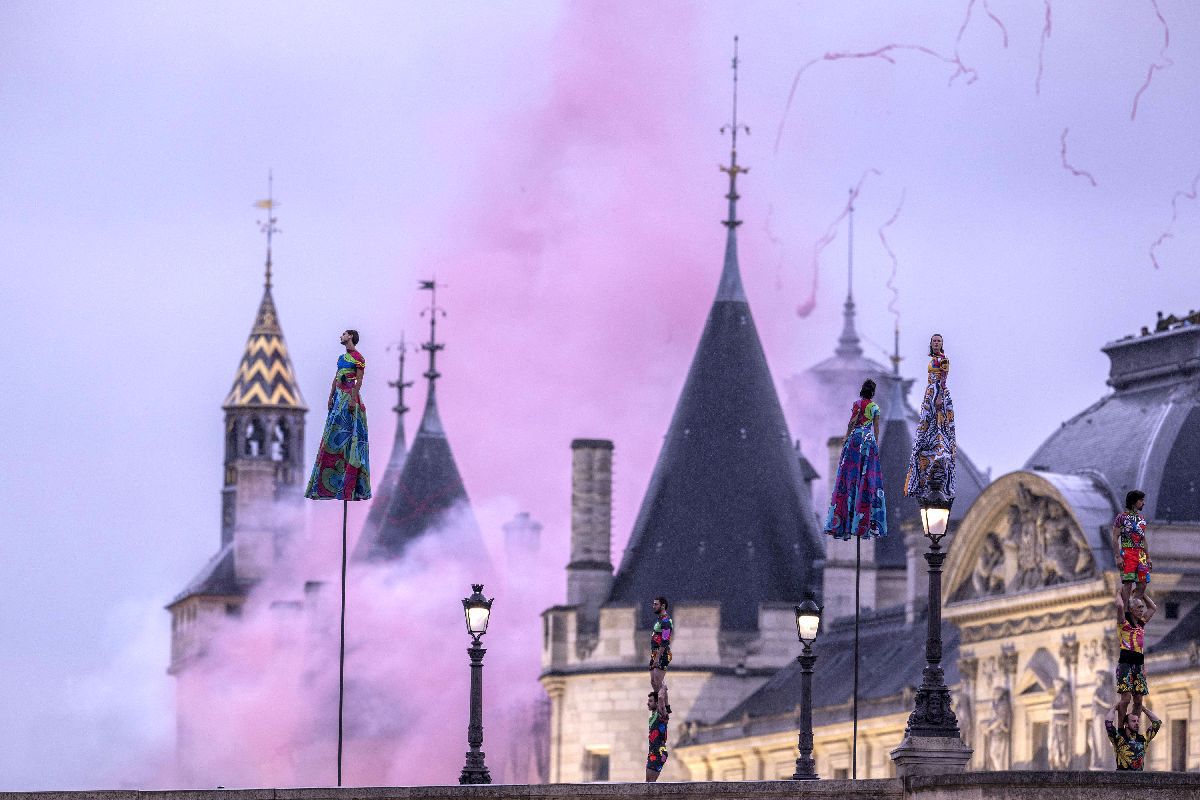 Paris - imagini de la ceremonia de deschidere a Jocurilor Olimpice