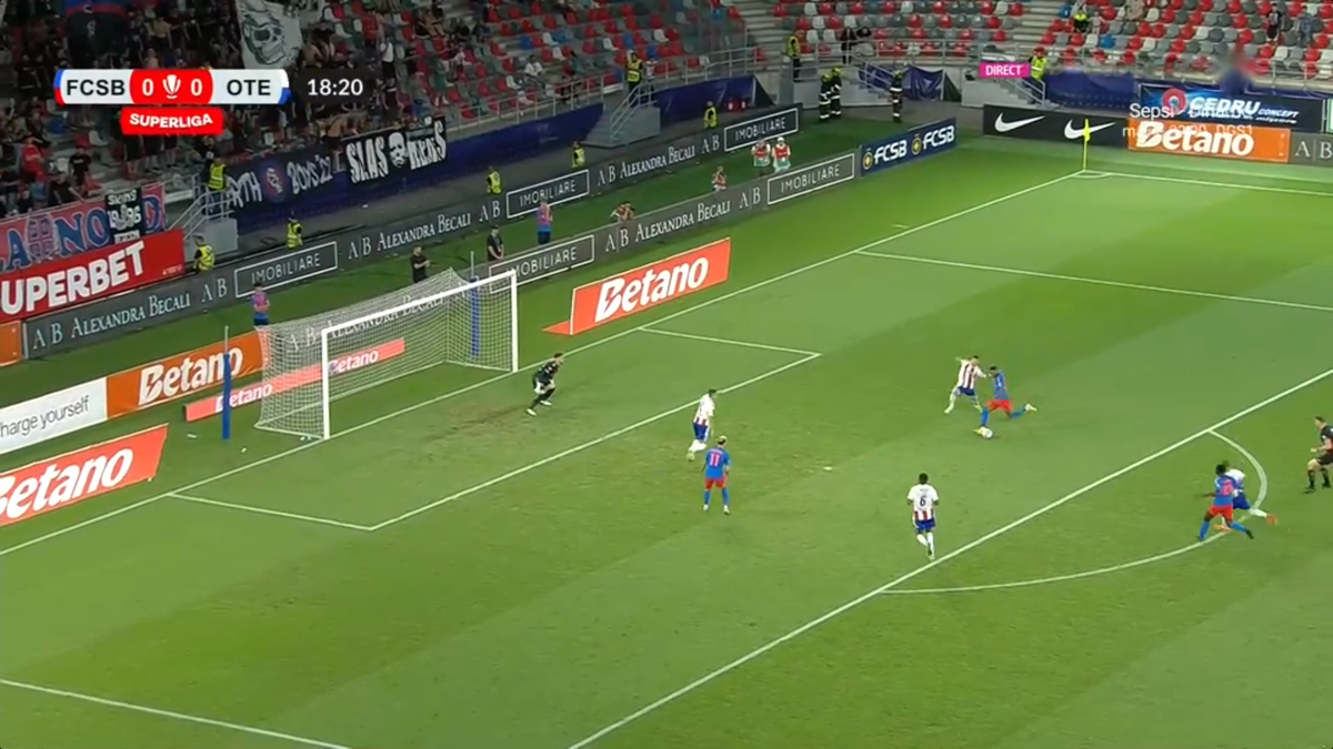 Preferatul lui Gigi Becali, ratare monumentală în FCSB - Oțelul Galați