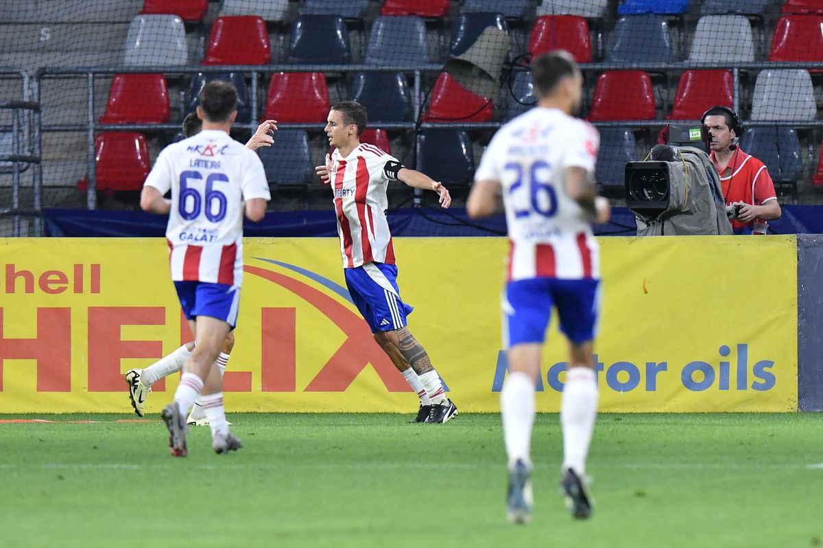 FCSB - Oțelul 0-2 » Dorinel Munteanu n-a avut milă! Campioana, cu moralul la pământ înainte de meciul sezonului » Poză cu clasamentul: Oțelul e lider