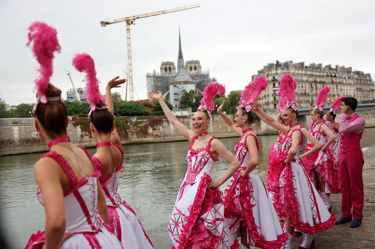 Paris - imagini de la ceremonia de deschidere a Jocurilor Olimpice