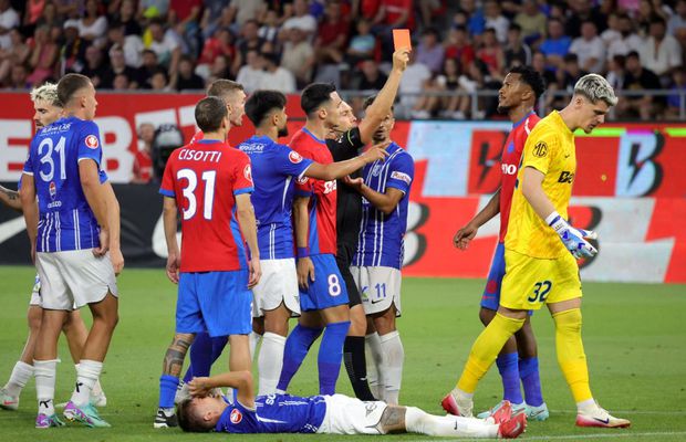 Cât lipsește Ștefan Târnovanu după cartonașul roșu din meciul cu Farul Constanța