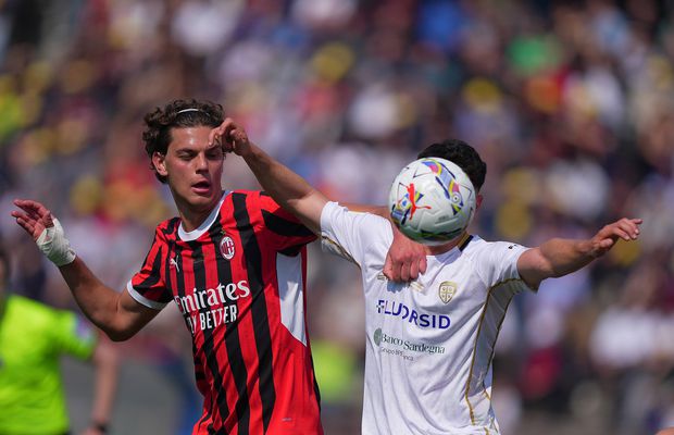 Matteo Duțu, din nou pe teren pentru AC Milan, în amicalul cu Liverpool, la debutul lui Wirtz