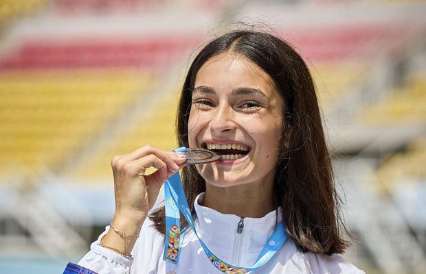 România încheie FOTE cu încă o medalie » Lena Maria Ionescu, nou record personal la săritura în înălțime