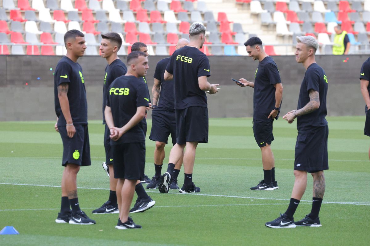 FCSB - Farul, imagini înainte de meci