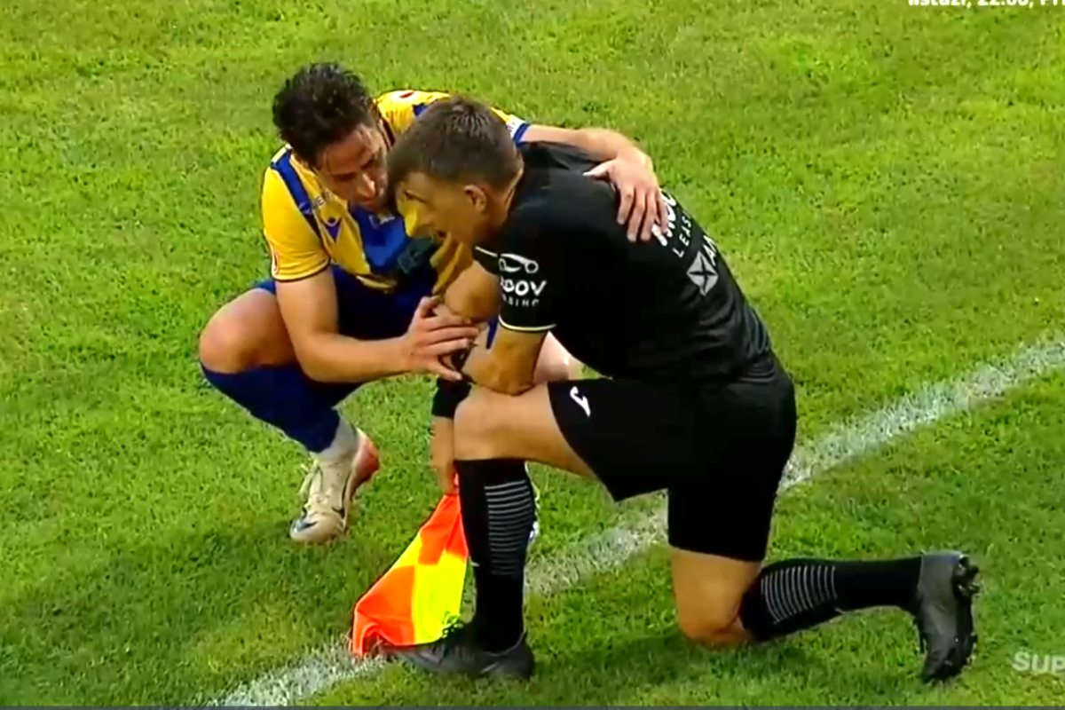 Diagnosticul pus la spital tușierului care a suferit o accidentare cumplită în timpul meciului de la Clinceni