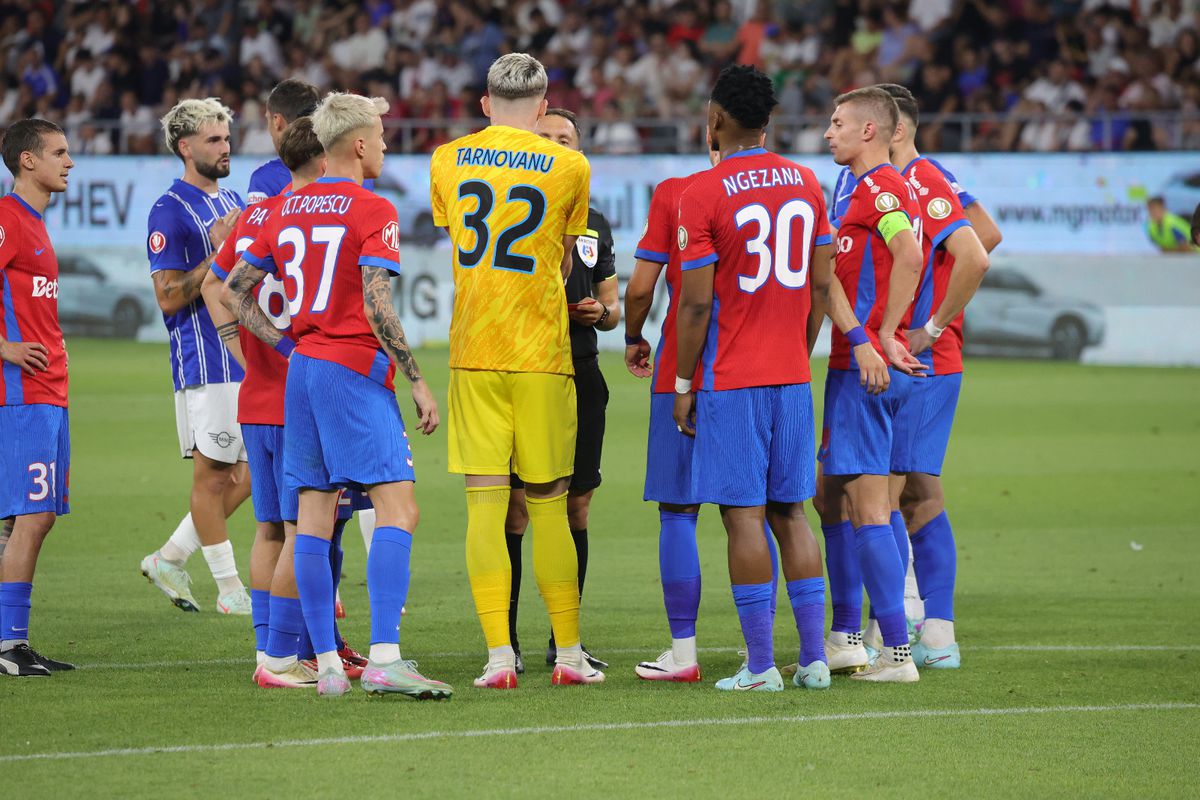 Ștefan Târnovanu, cartonaș roșu în FCSB - Farul