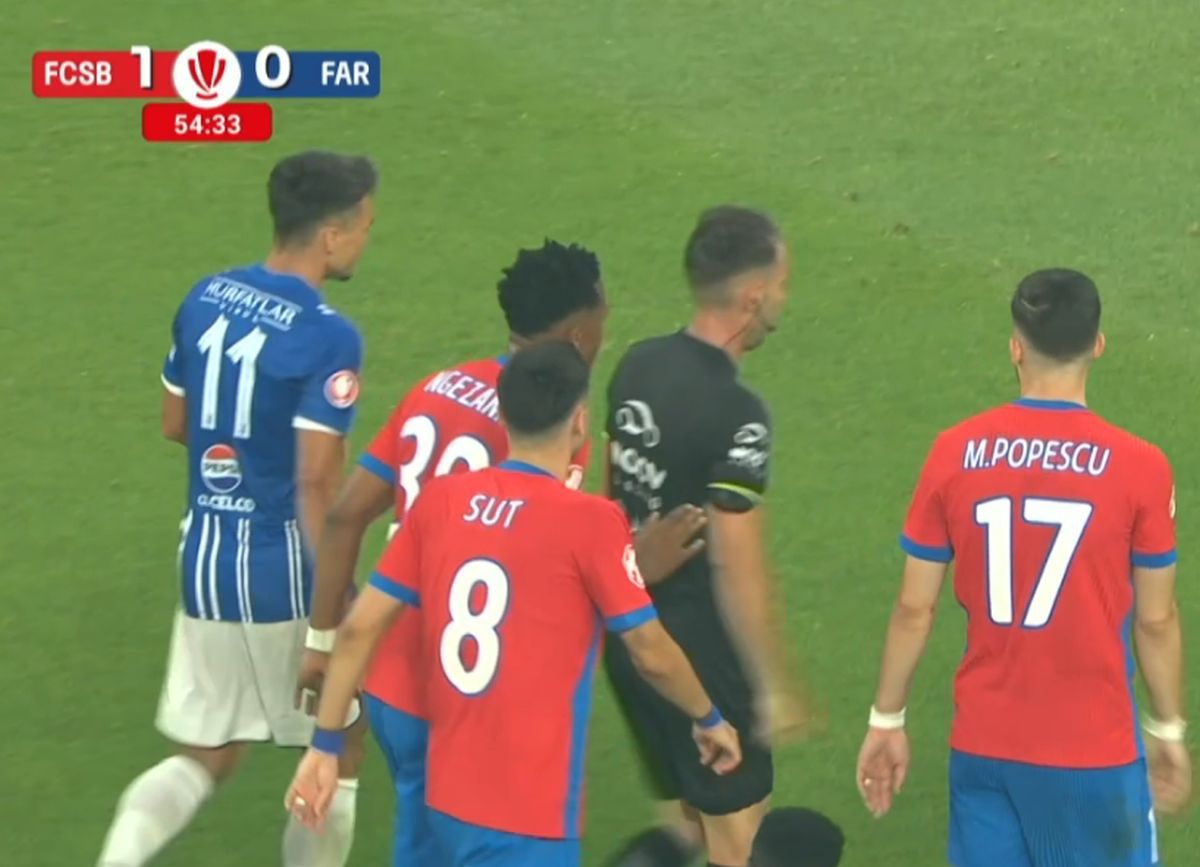 A clacat din nou în Ghencea: Ngezana le-a făcut oaspeților un penalty cadou!