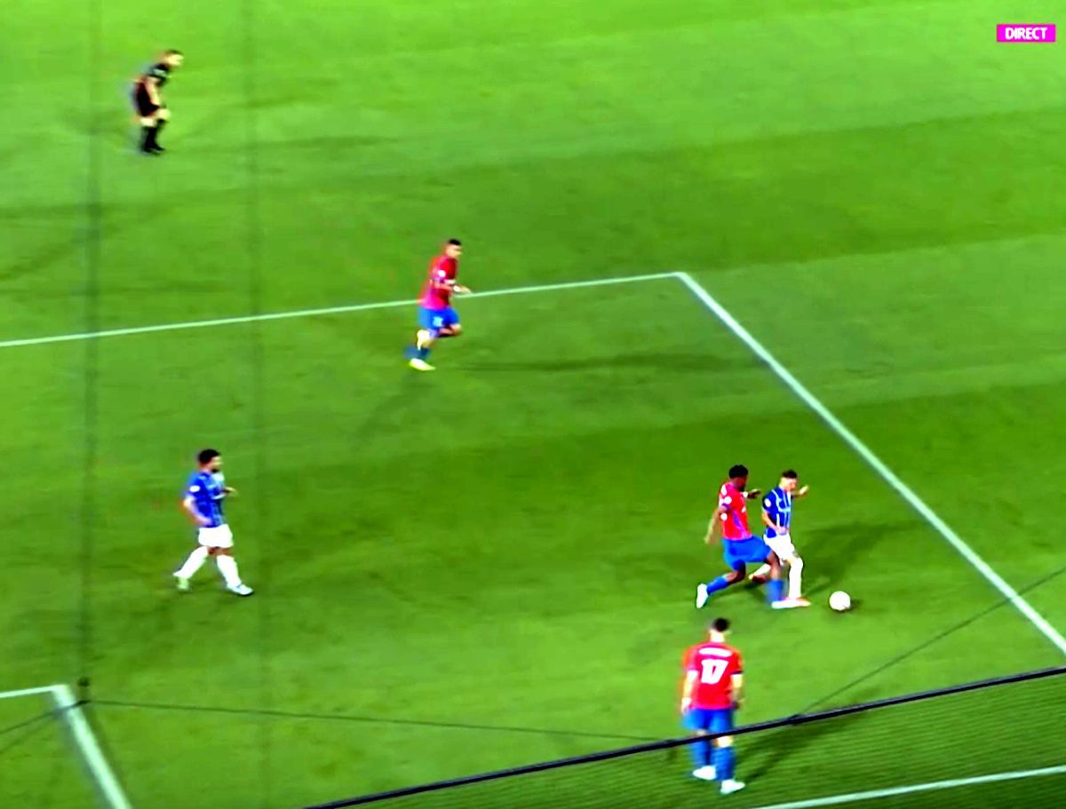 A clacat din nou în Ghencea: Ngezana le-a făcut oaspeților un penalty cadou!