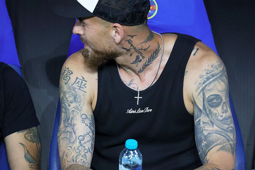 FOTO Denis Alibec, „exponat” în Ghencea » Și-a etalat tatuajele în meciul contra fostei echipe