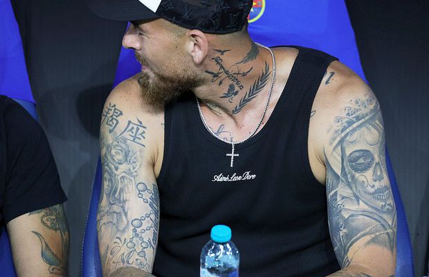 Denis Alibec, „exponat” în Ghencea » Și-a etalat tatuajele în meciul contra fostei echipe