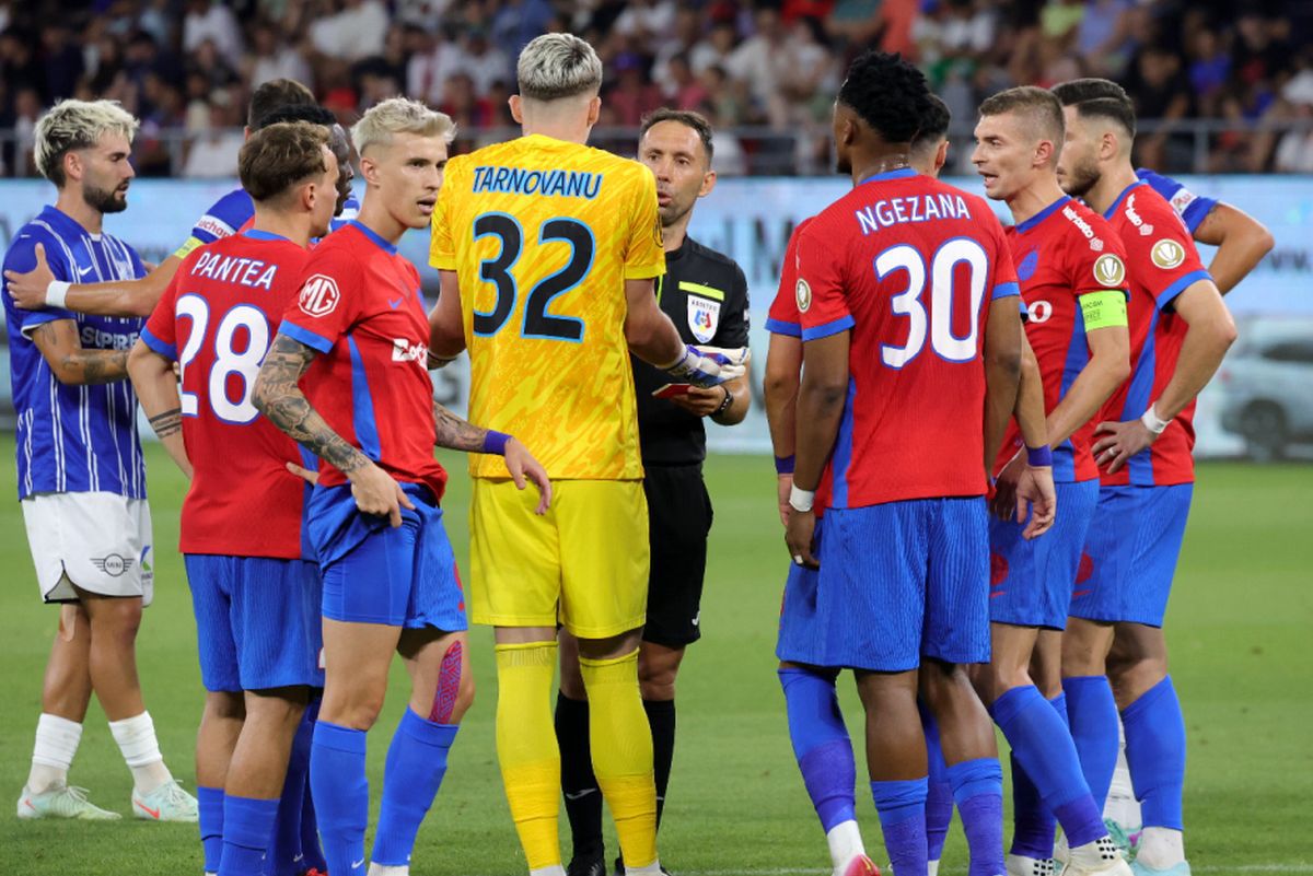 Târnovanu a dezvăluit ce dialog a avut cu arbitrul: „Asta i-am zis lui Găman! La VAR se aude, nu? E cască, am fost aproape de el”