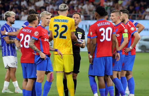 Târnovanu a dezvăluit ce dialog a avut cu arbitrul: „Asta i-am zis lui Găman! La VAR se aude, nu? E cască, am fost aproape de el”